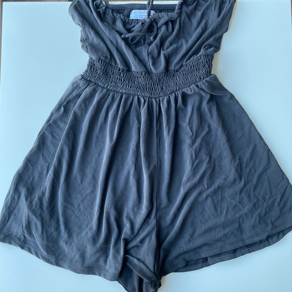 UO Strappy Black Romper
